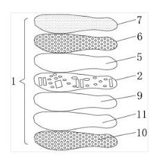 一種新型理療護(hù)理發(fā)熱鞋墊